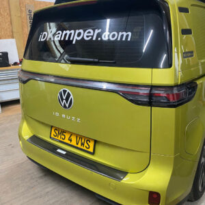 iD.Buzz ABS Rearguard Bumper protector (all models) - Carbon Look